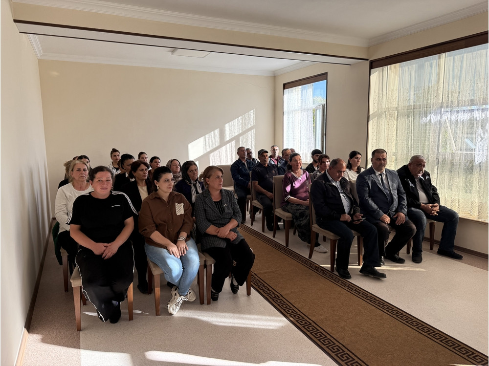 Milli Məclisin deputatı Vüqar Rəhimzadə Ordubadda seçiciləri ilə növbəti görüşünü keçirib