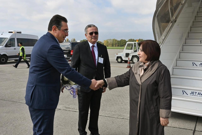 Sahibə Qafarova İsveçrəyə işgüzar səfər edib