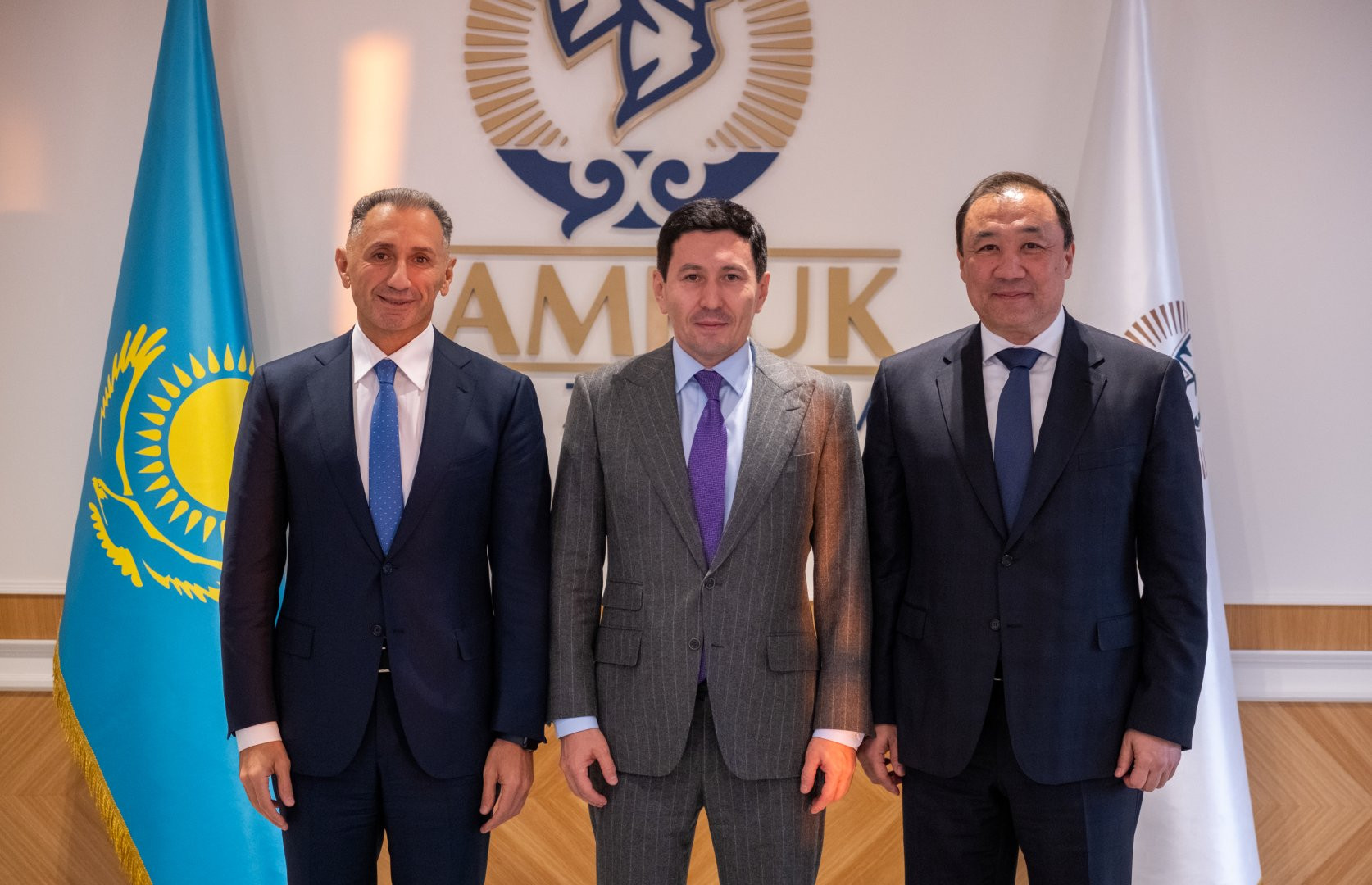 Rəşad Nəbiyev Qazaxıstanın “Samruk-Kazyna” Milli Rifah Fondu və İnvestisiya Holdinqində görüş keçirib