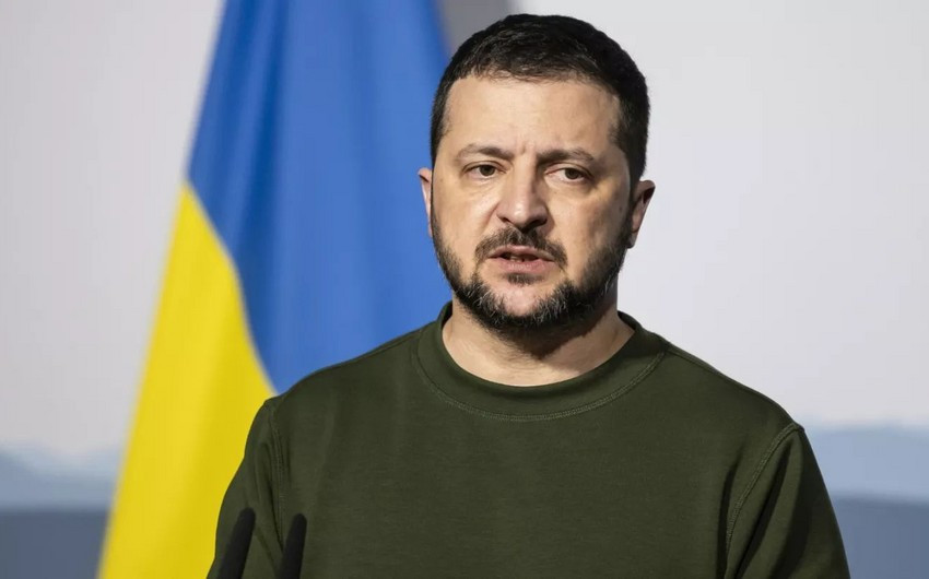 Zelenski: Ukrayna yalnız cəbhə xəttində atəşkəsə hazırdır