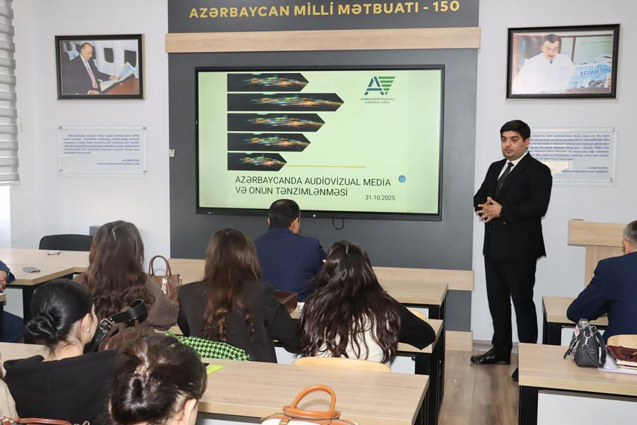 Audiovizual Şura BDU-nun tələbələri üçün növbəti seminar təşkil edib