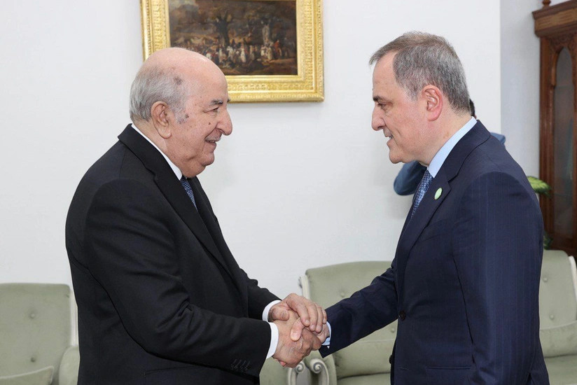 Ceyhun Bayramov Əlcəzair Prezidenti ilə görüşüb-