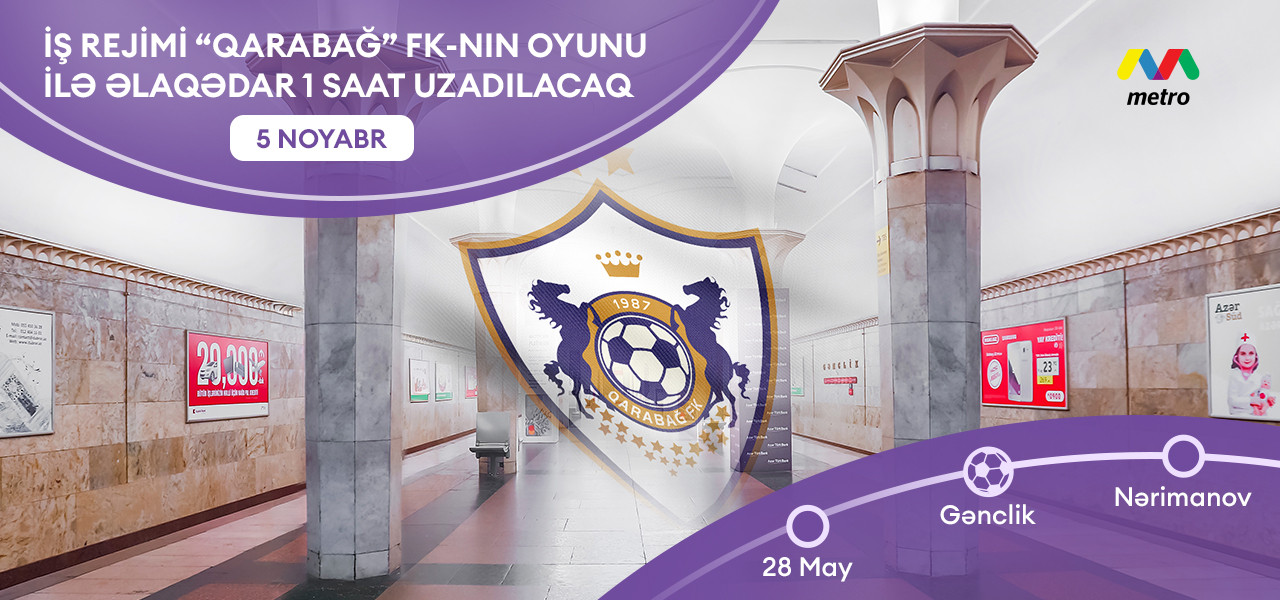 Bakı metropolitenində iş saatı uzadılacaq