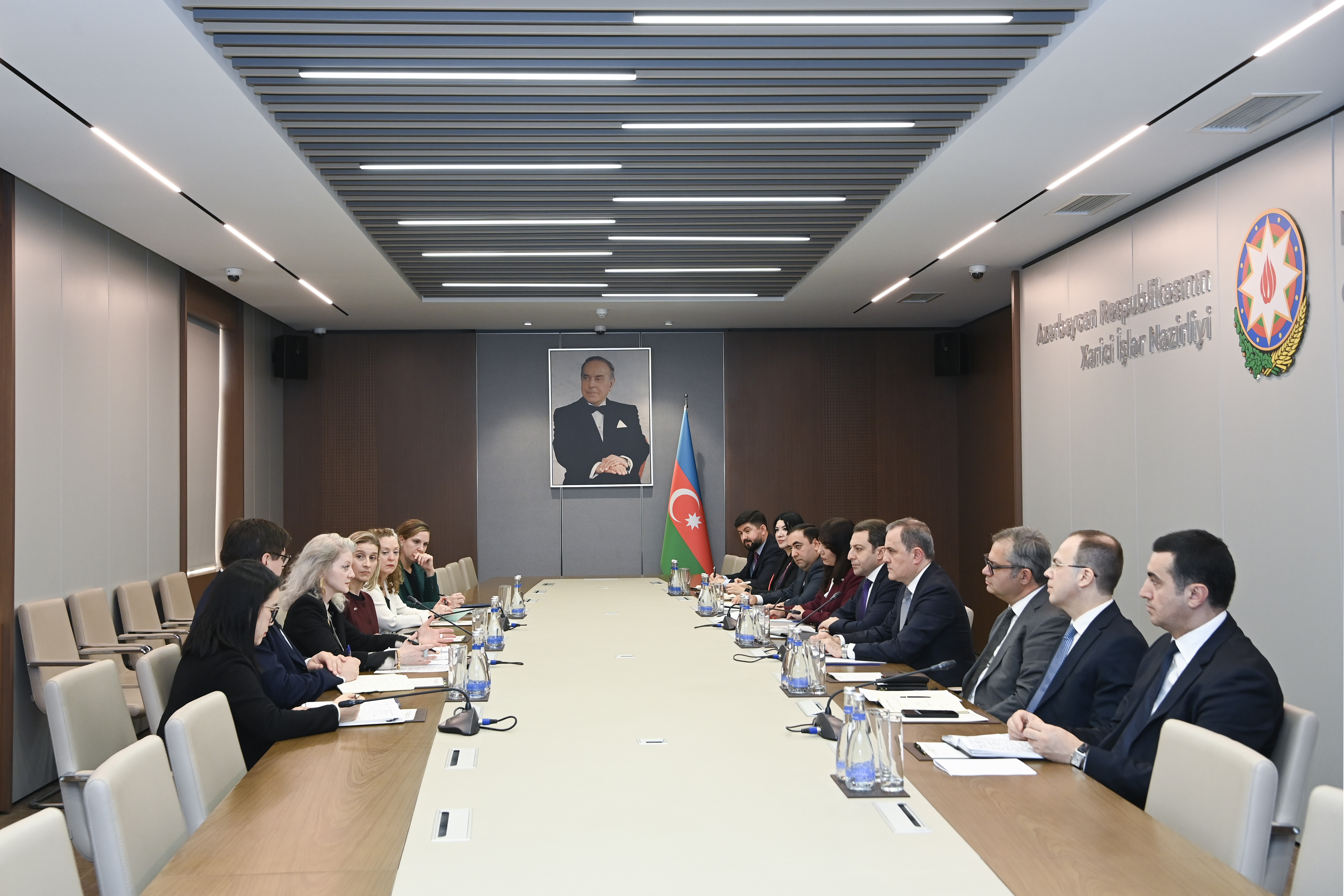 Ceyhun Bayramov ABŞ dövlət katibinin siyasi məsələlər üzrə müavini görüşüb