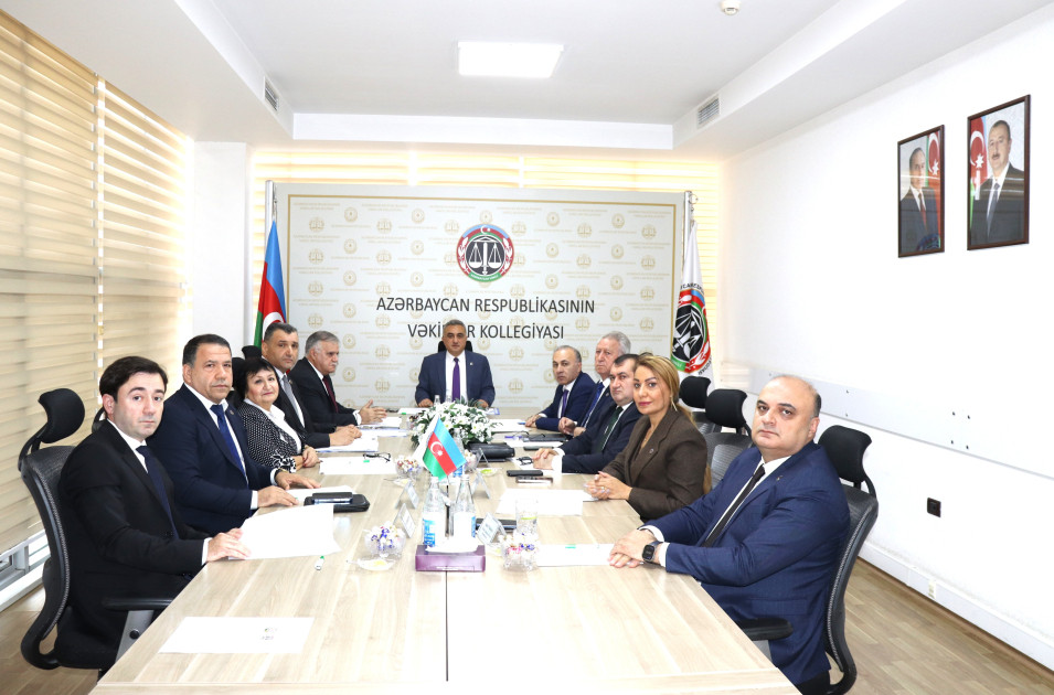 Vəkillər Kollegiyası Rəyasət Heyətinin növbəti iclası keçirilib