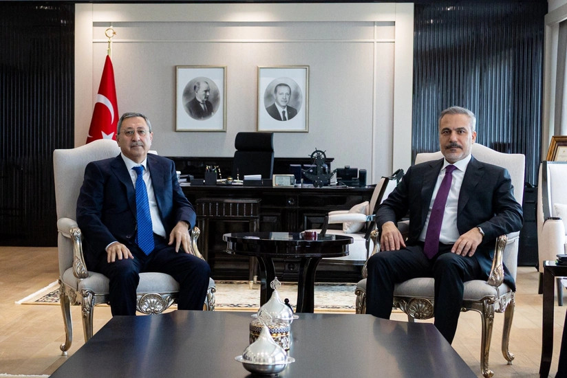 Xələf Xələfov Hakan Fidanla regional məsələləri müzakirə edib