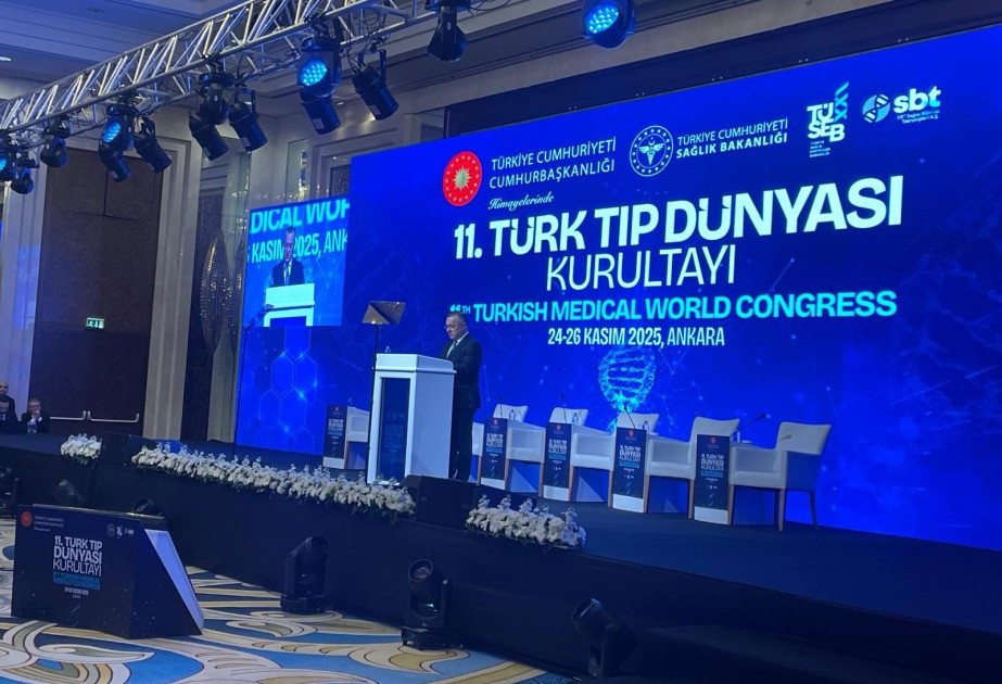 Azərbaycanın səhiyyə naziri Ankarada Türk Tibb Dünyası qurumlarının əməkdaşlığı ilə bağlı təşəbbüslərlə çıxış edib