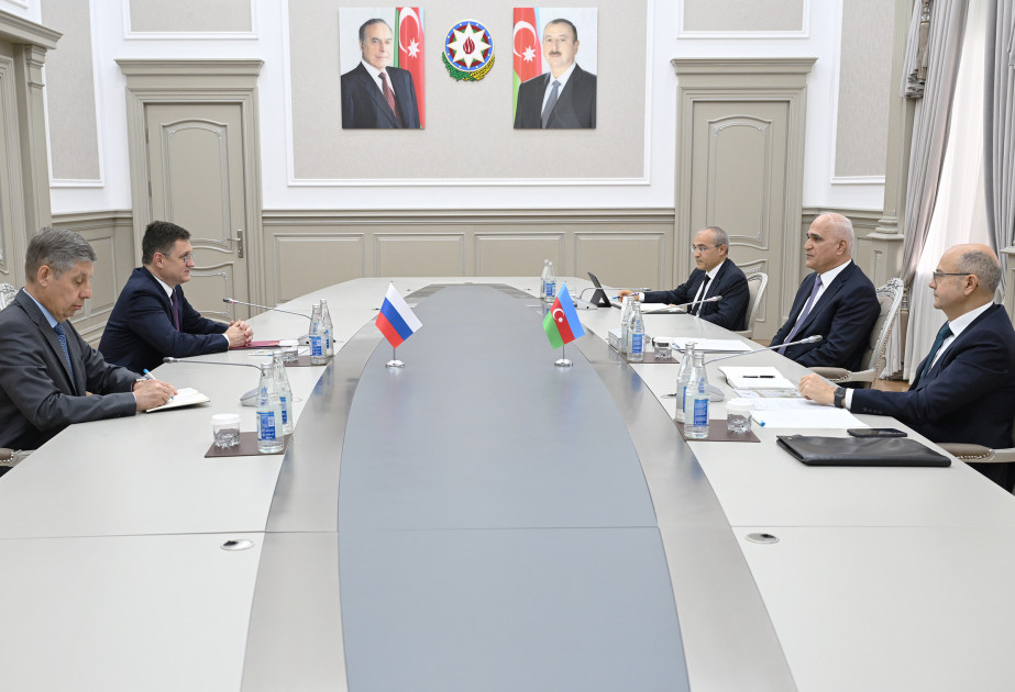 Şahin Mustafayev Aleksandr Novakla görüşüb