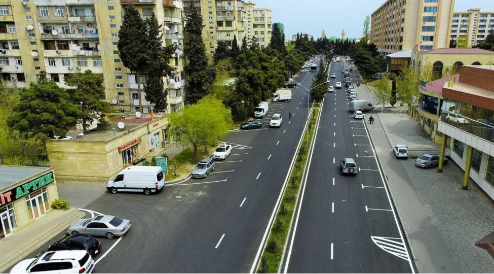 Bakıxanov küçəsində yeni yol hərəkəti sxemi tətbiq olunacaq