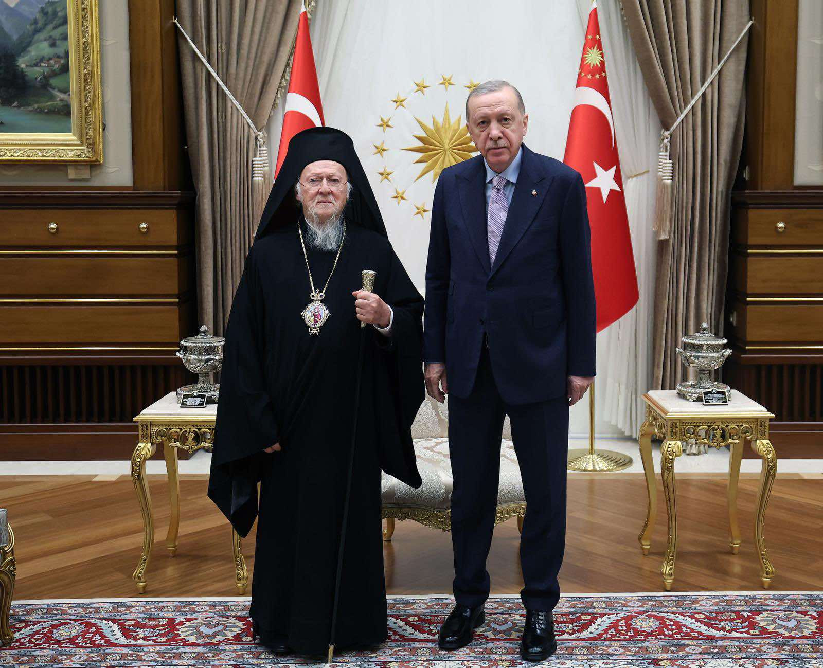 İstanbul Patriarxı Ərdoğanın dəvəti ilə Ankaraya gedir