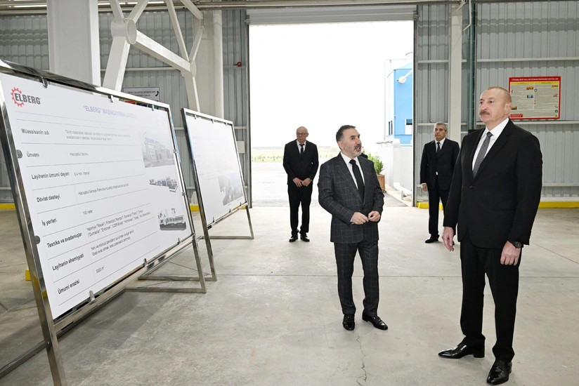 Prezident İlham Əliyev "AZWOOL" mineral daş yunu zavodunun açılışında iştirak edib
