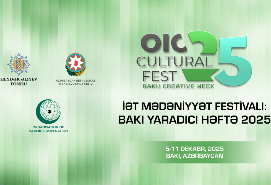 Heydər Əliyev Fondu "İƏT Mədəniyyət Festivalı: Bakı Yaradıcı Həftə"nin tərəfdaşı olub
