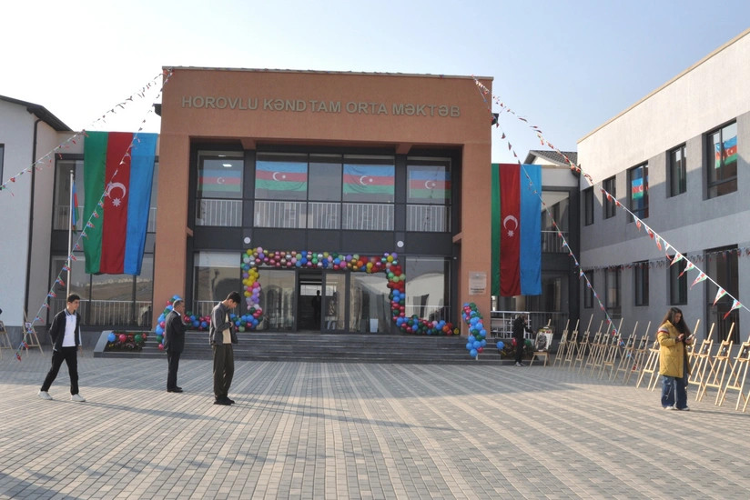 Cəbrayıl rayonunda tam orta ümumtəhsil məktəbi fəaliyyətə başlayıb