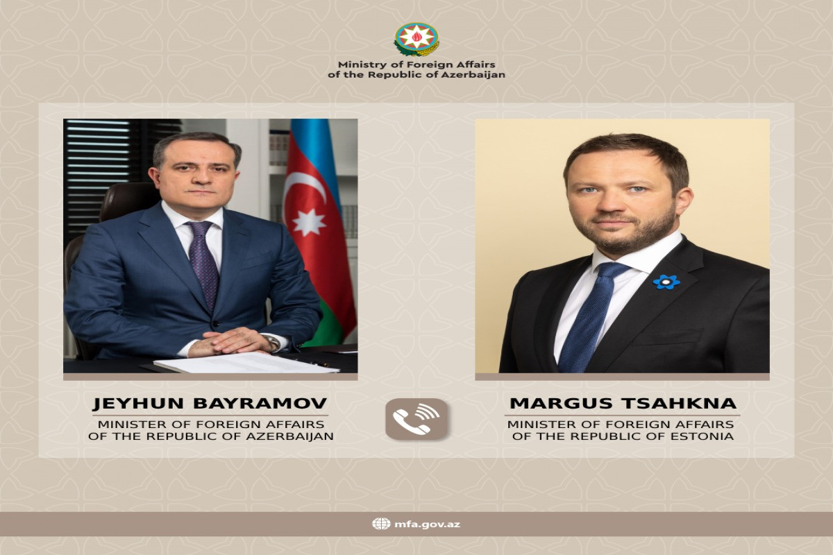 Ceyhun Bayramovla estoniyalı həmkarı arasında telefon danışığı olub