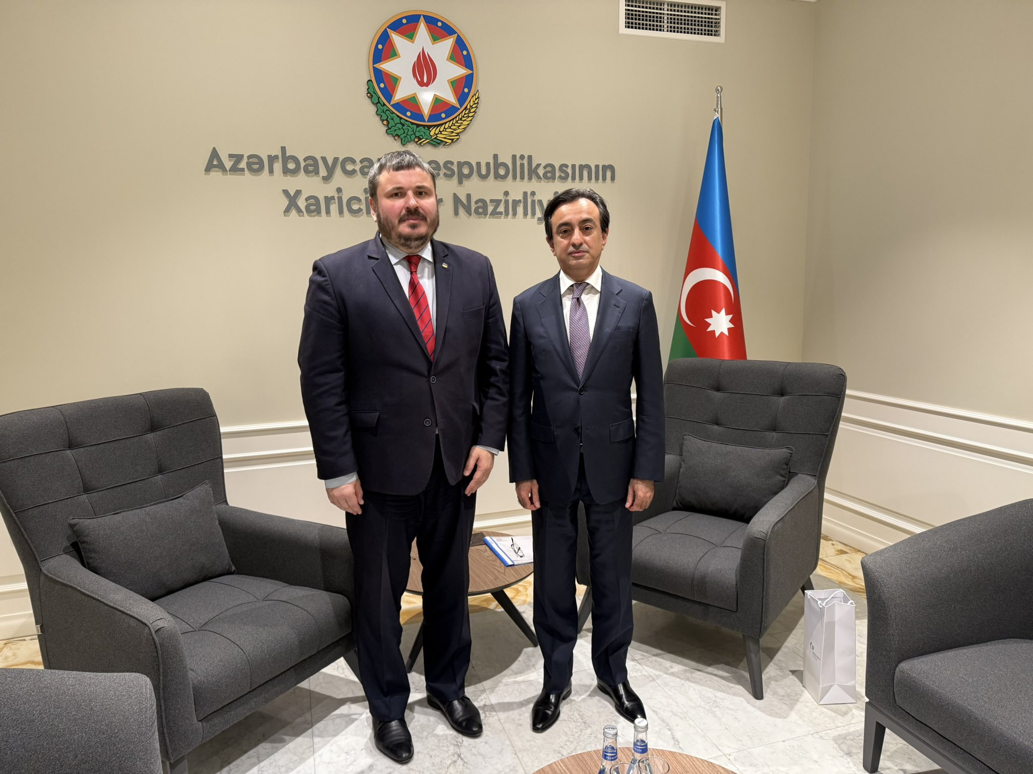 Ukrayna və Azərbaycan diplomatları münasibətlərin dərinləşdirilməsi məsələlərini müzakirə ediblər