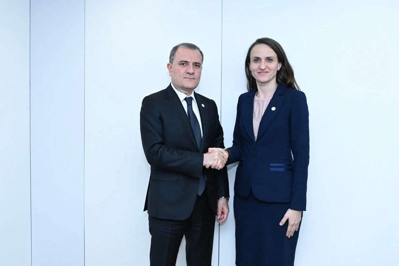 Ceyhun Bayramov Vyanada rumıniyalı həmkarı ilə görüşüb
