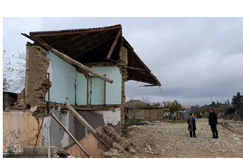 Şabranda sürüşmə təhlükəsi artıb, evlər dağıla bilər