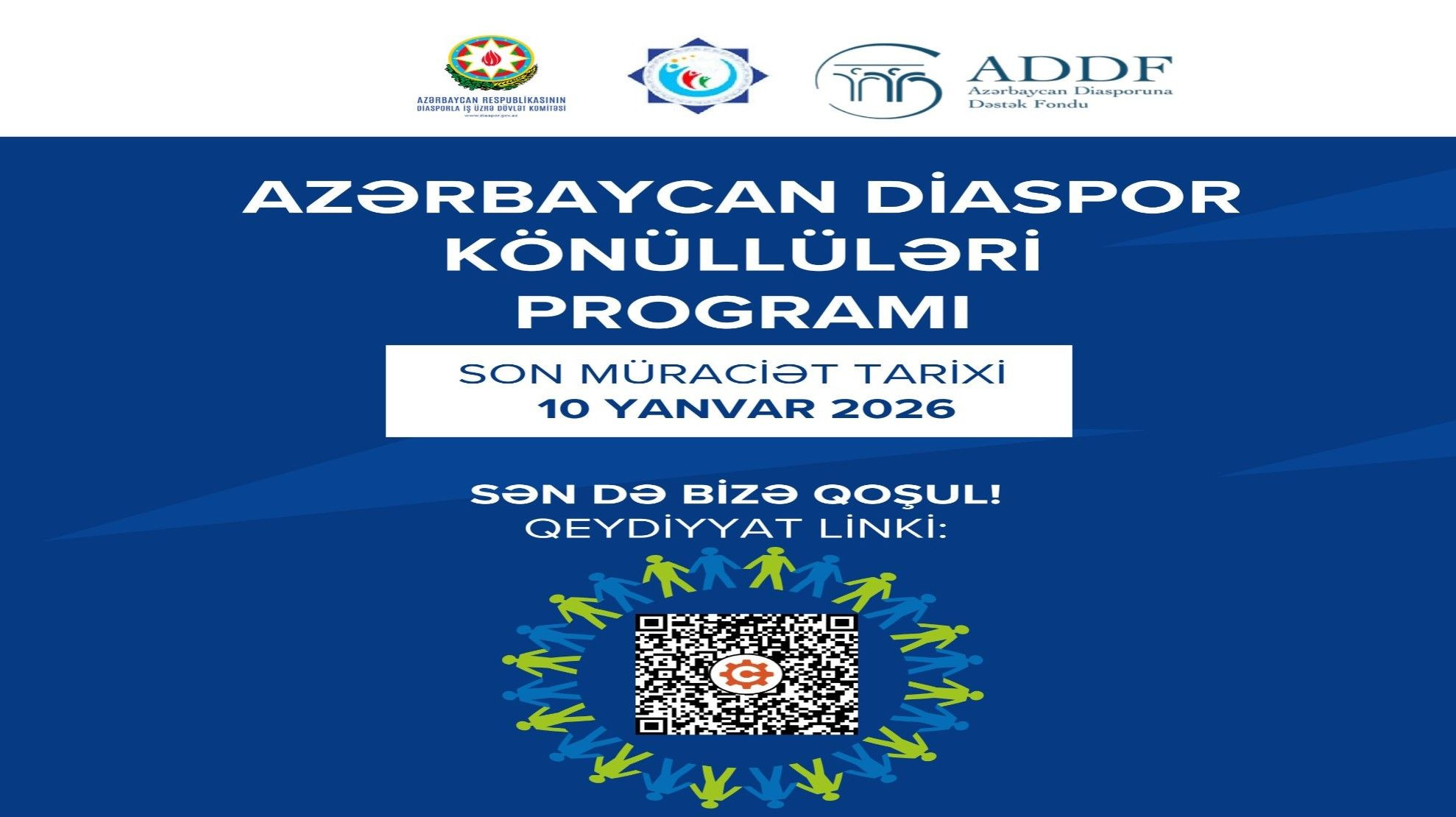 Diasporla İş üzrə Dövlət Komitəsi gənclər üçün könüllü qəbuluna başlayır