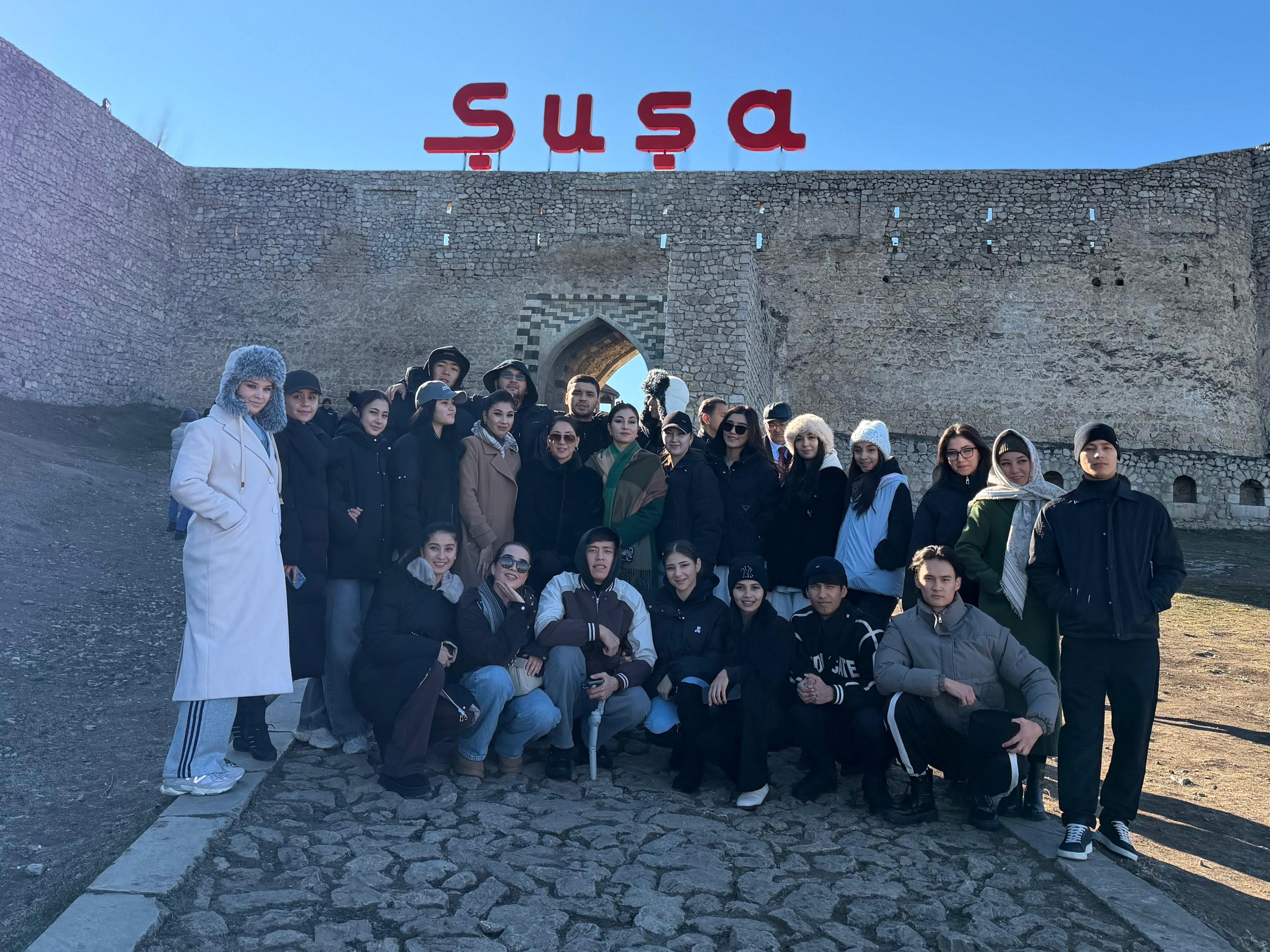 Özbəkistan nümayəndə heyəti Şuşa şəhəri ilə tanış olub