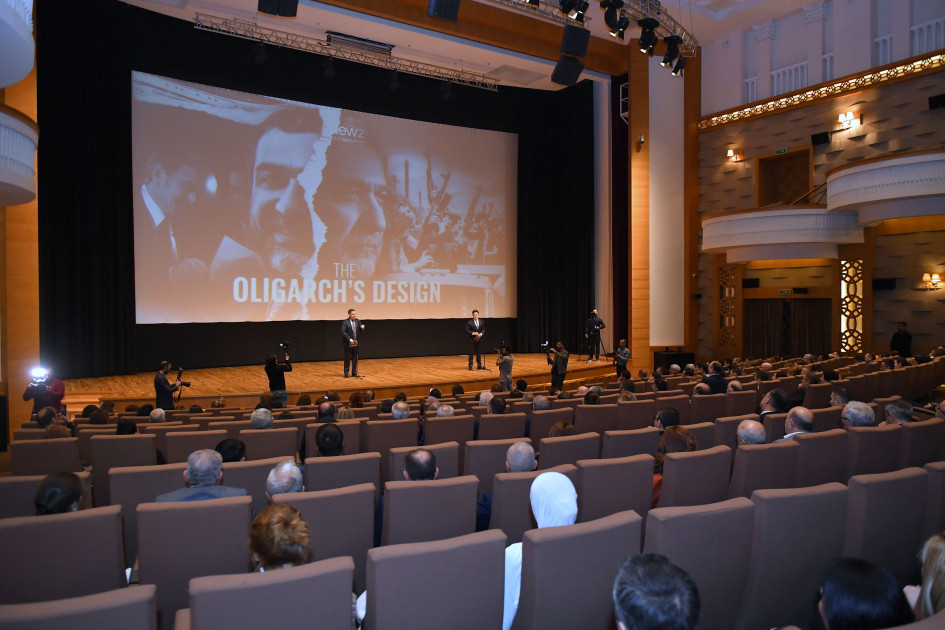Nizami Kino Mərkəzində “The Oligarch’s Design” sənədli filminin nümayişi olub