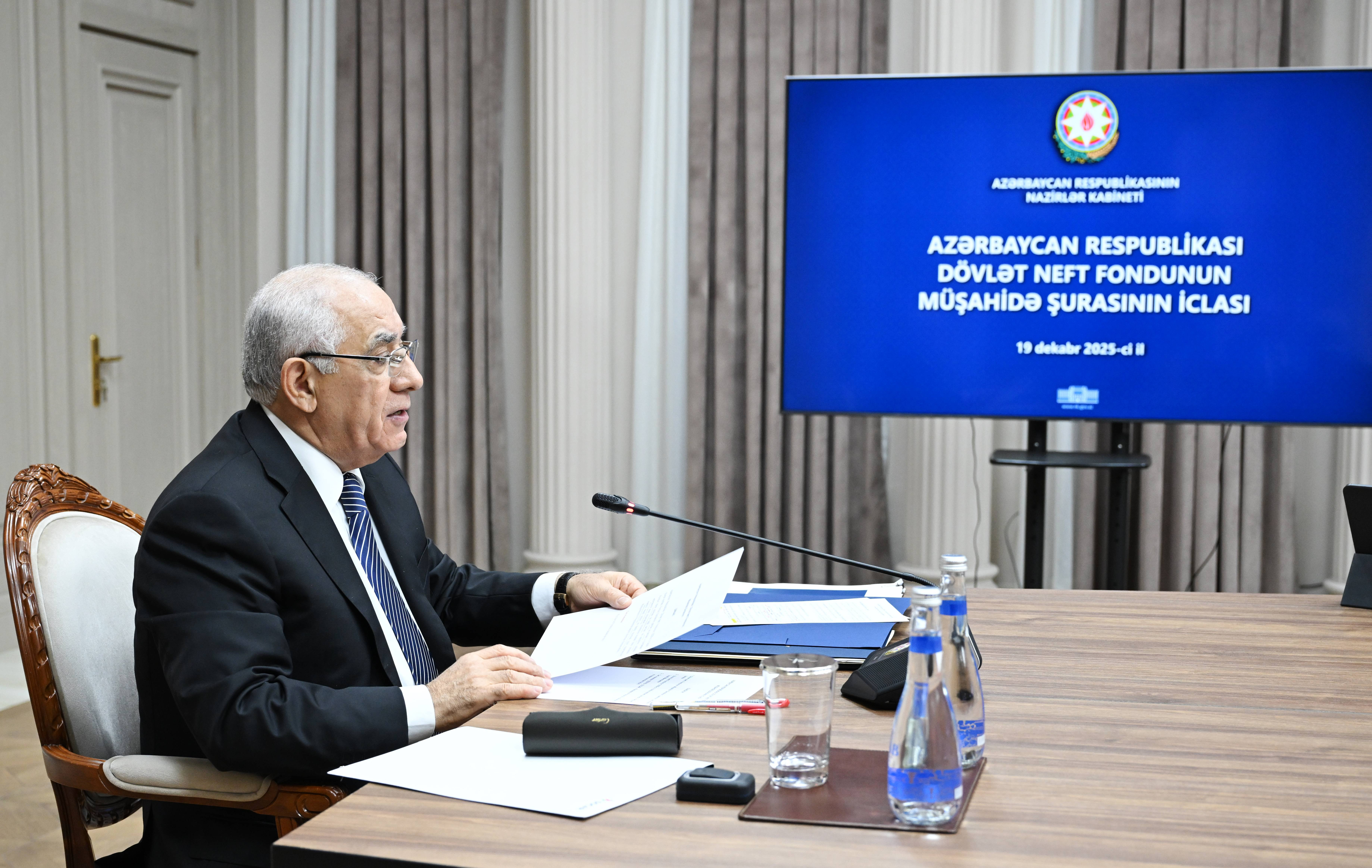 ARDNF Müşahidə Şurasının iclası keçirilib