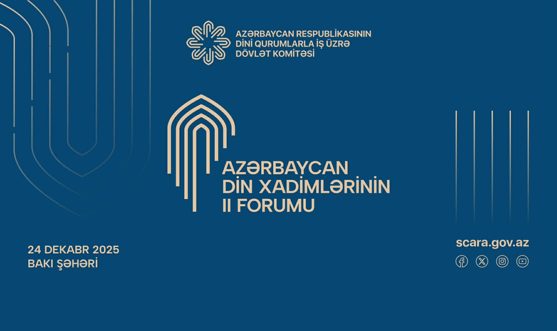 Din Xadimlərinin II Forumunun iştirakçıları Prezidenə təşəkkür edib