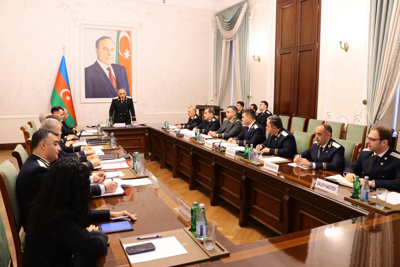 Baş prokurorun rəhbərliyi ilə Kollegiya iclası keçirilib