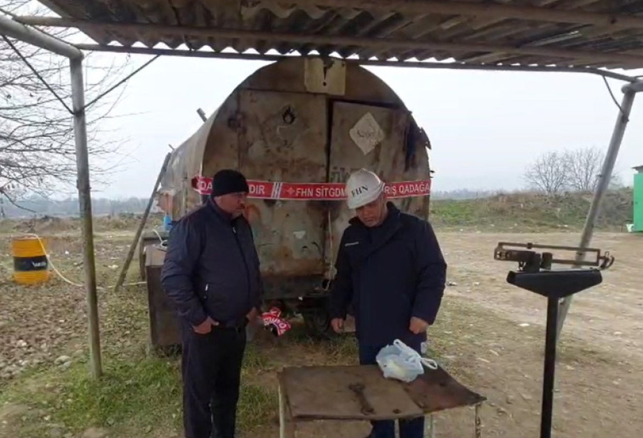 Qazaxda fəaliyyəti qanunsuz bərpa edilmiş maye qazdoldurma məntəqəsinin istismarı dayandırılıb