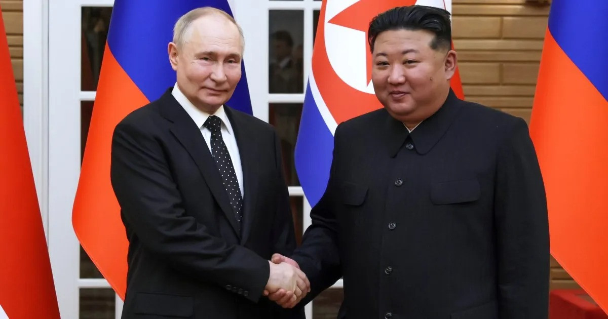 Kim Çen In Vladimir Putini Yeni İl münasibətilə təbrik edib