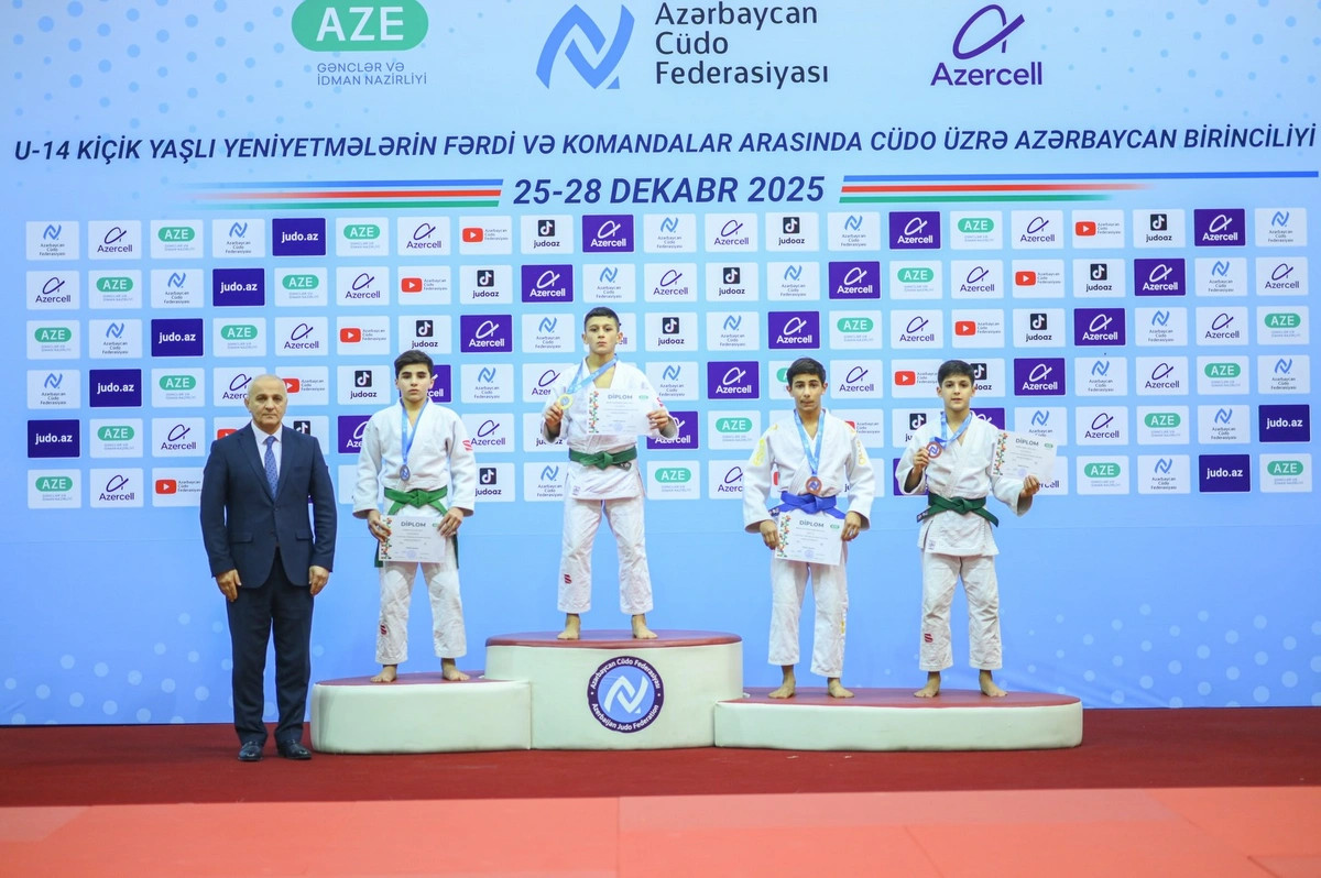 14 yaşadək cüdoçular arasında Azərbaycan birinciliyində fərdi mübarizələr başa çatıb
