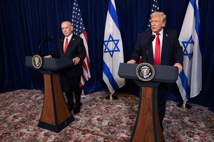 Tramp və Netanyahu görüşü:
