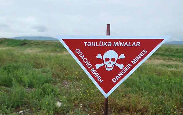 Suqovuşanda mina partlayıb
