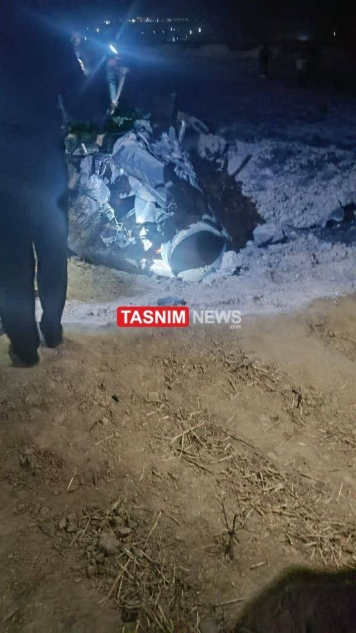 Tehran səmasında vurulduğu iddia edilən ABŞ F-16 qırıcısının qalıqları tapılıb