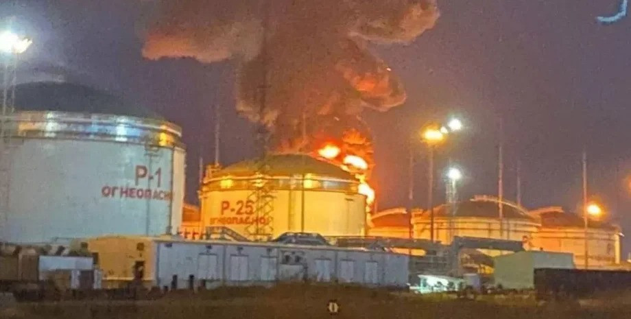 Ukrayna Novorossiyskdəki neft terminalına hücum edib