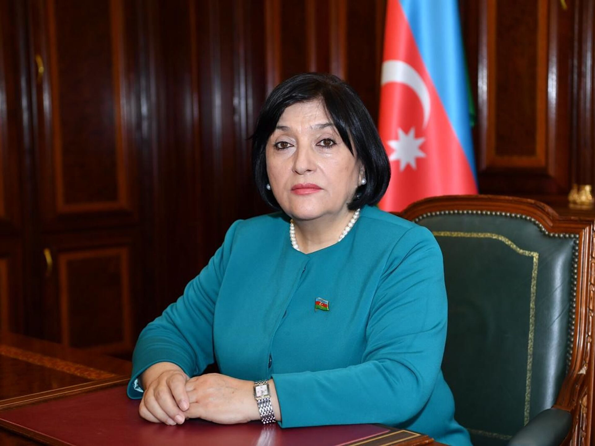 Sahibə Qafarova Milli Məclisin futbol komandasını təbrik edib
