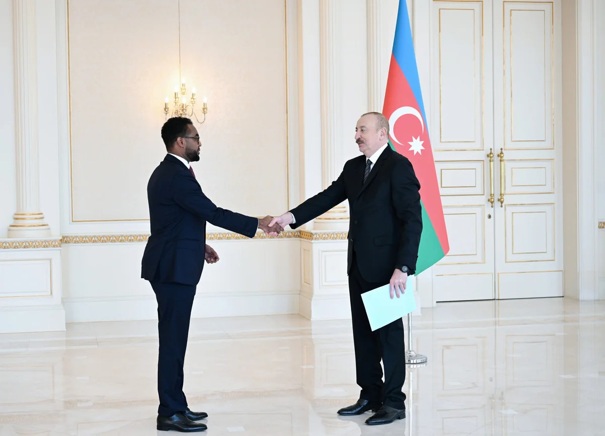 İlham Əliyev Somalinin Azərbaycana yeni təyin olunmuş səfirini qəbul edib -