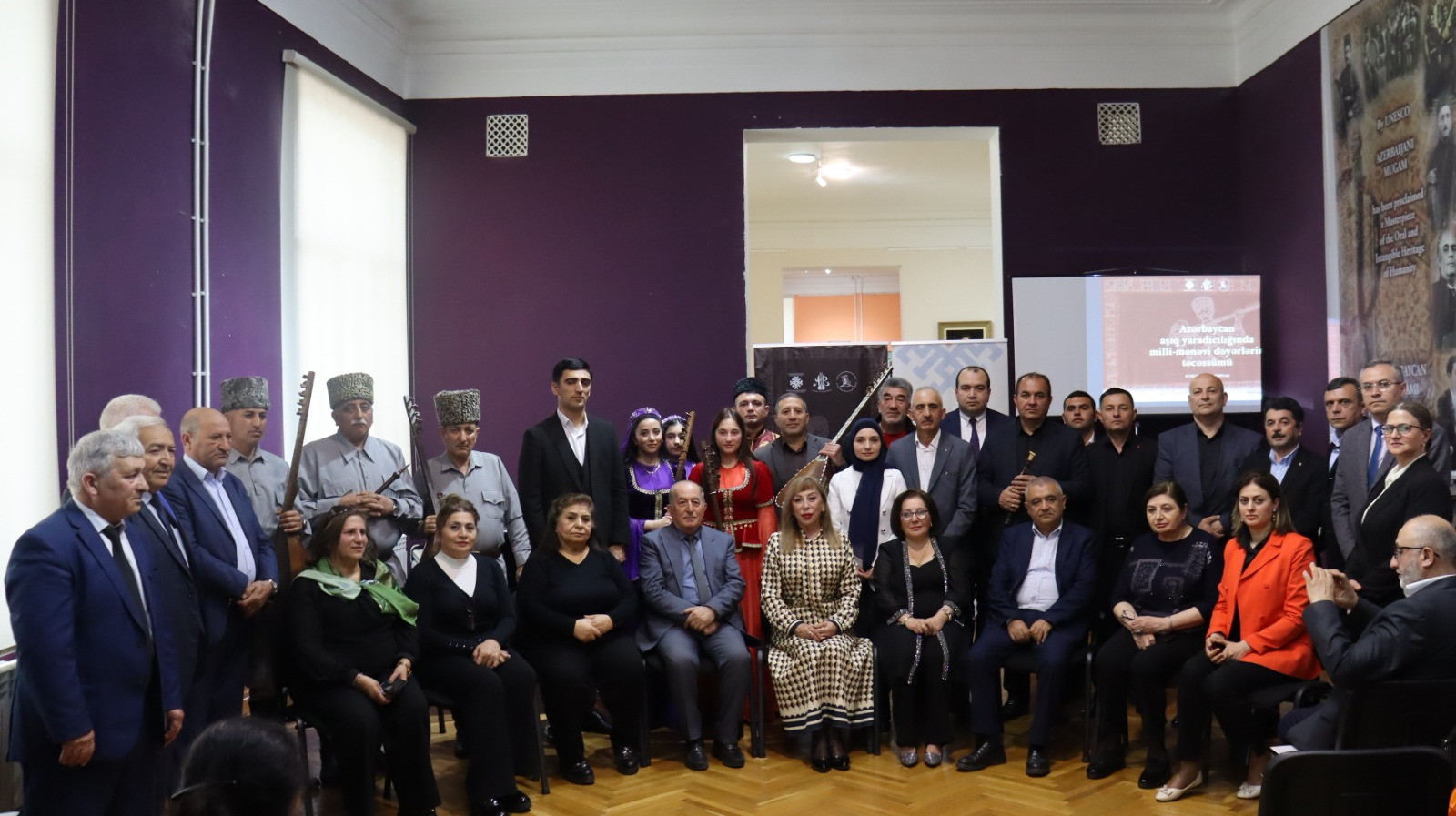 “Azərbaycan aşıq yaradıcılığında milli-mənəvi dəyərlərin təcəssümü”  mövzusunda seminar keçirilib