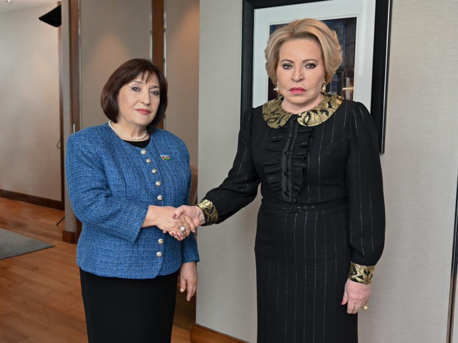 Sahibə Qafarova Valentina Matviyenko ilə görüşdü