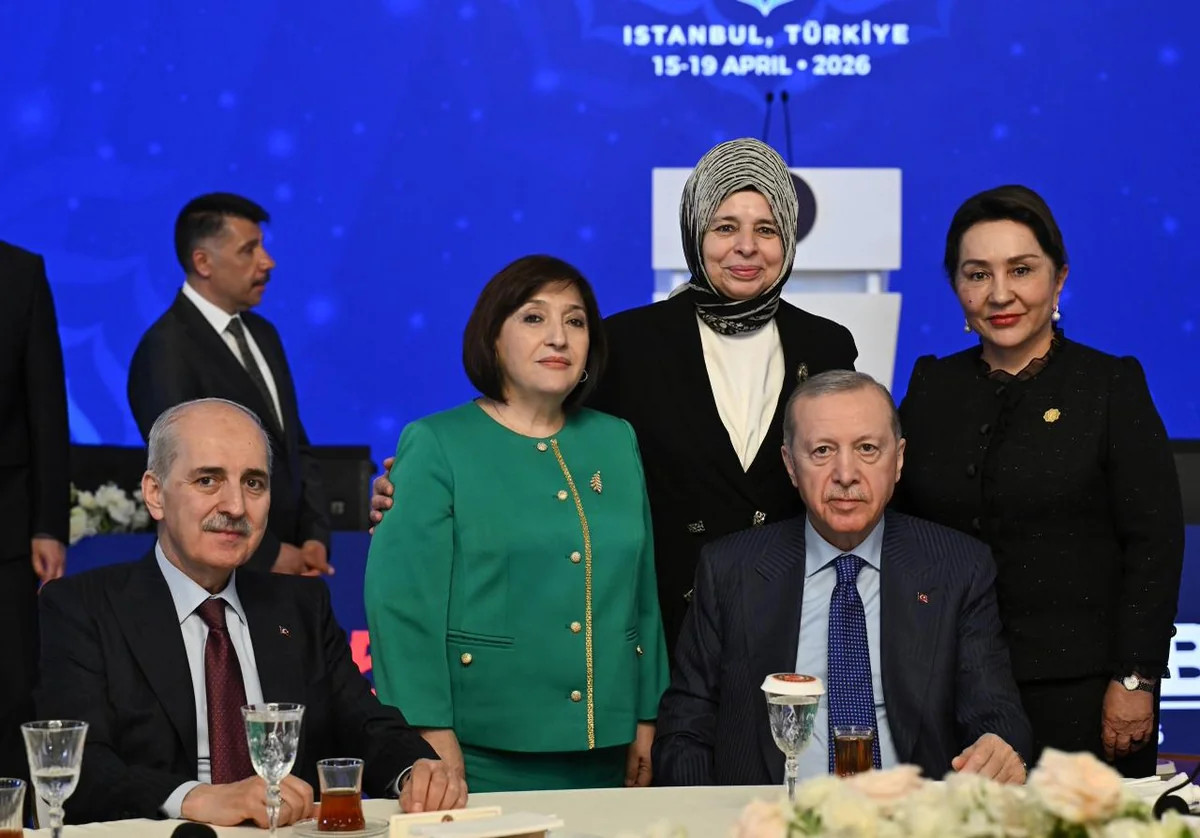 Ərdoğan parlament sədrləri ilə görüşüb
