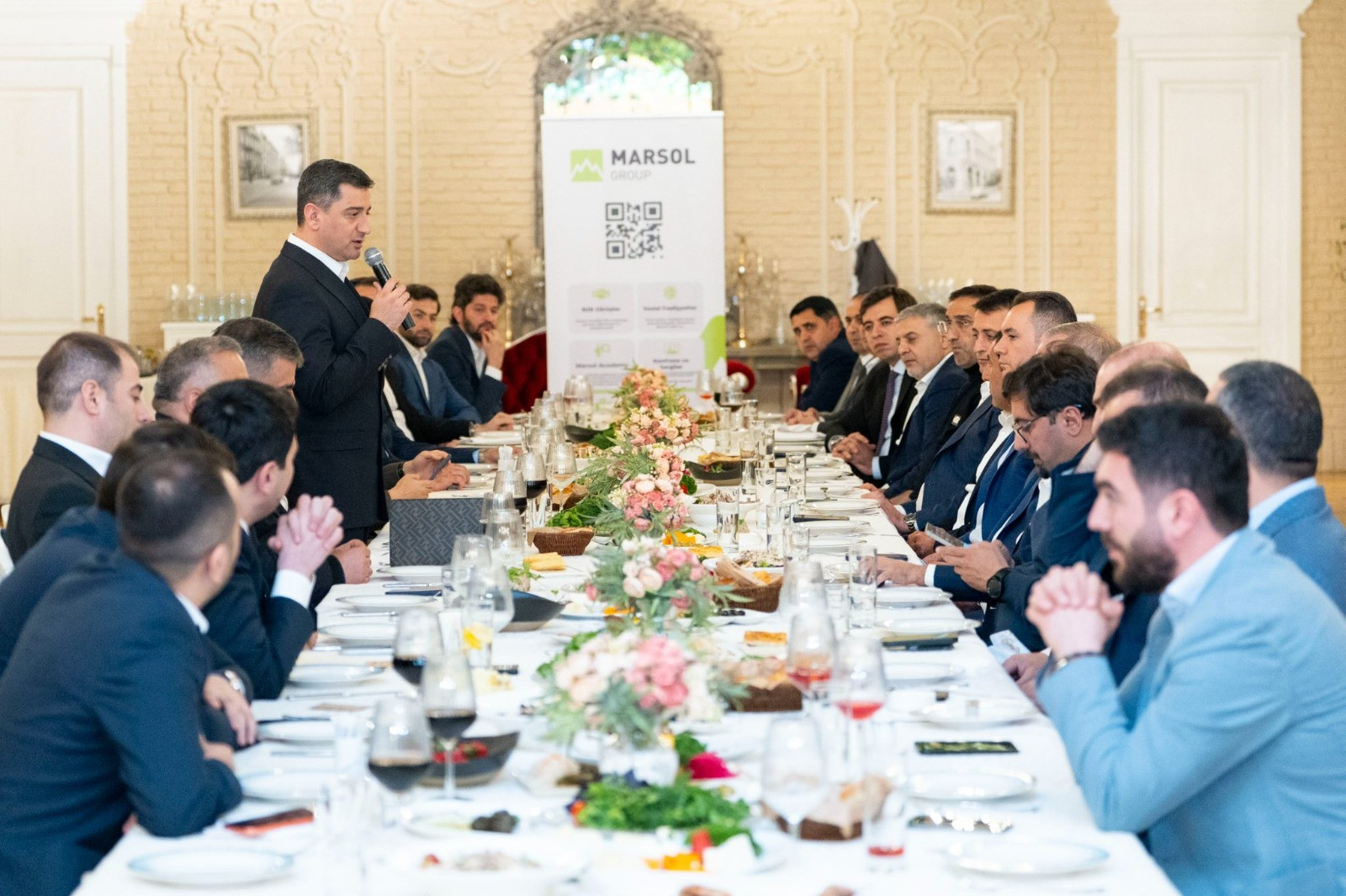 Marsol Group-un təşkilatçılığı ilə 30-dan çox sahibkar işgüzar axşam ziyafətində bir araya gəlib