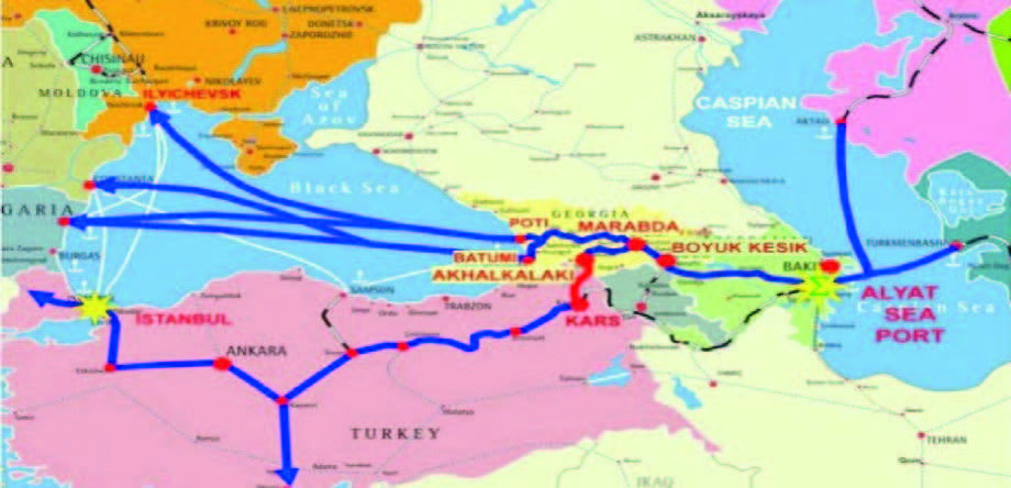 Azərbaycan Orta Dəhliz layihəsinin mərkəzində dayanır