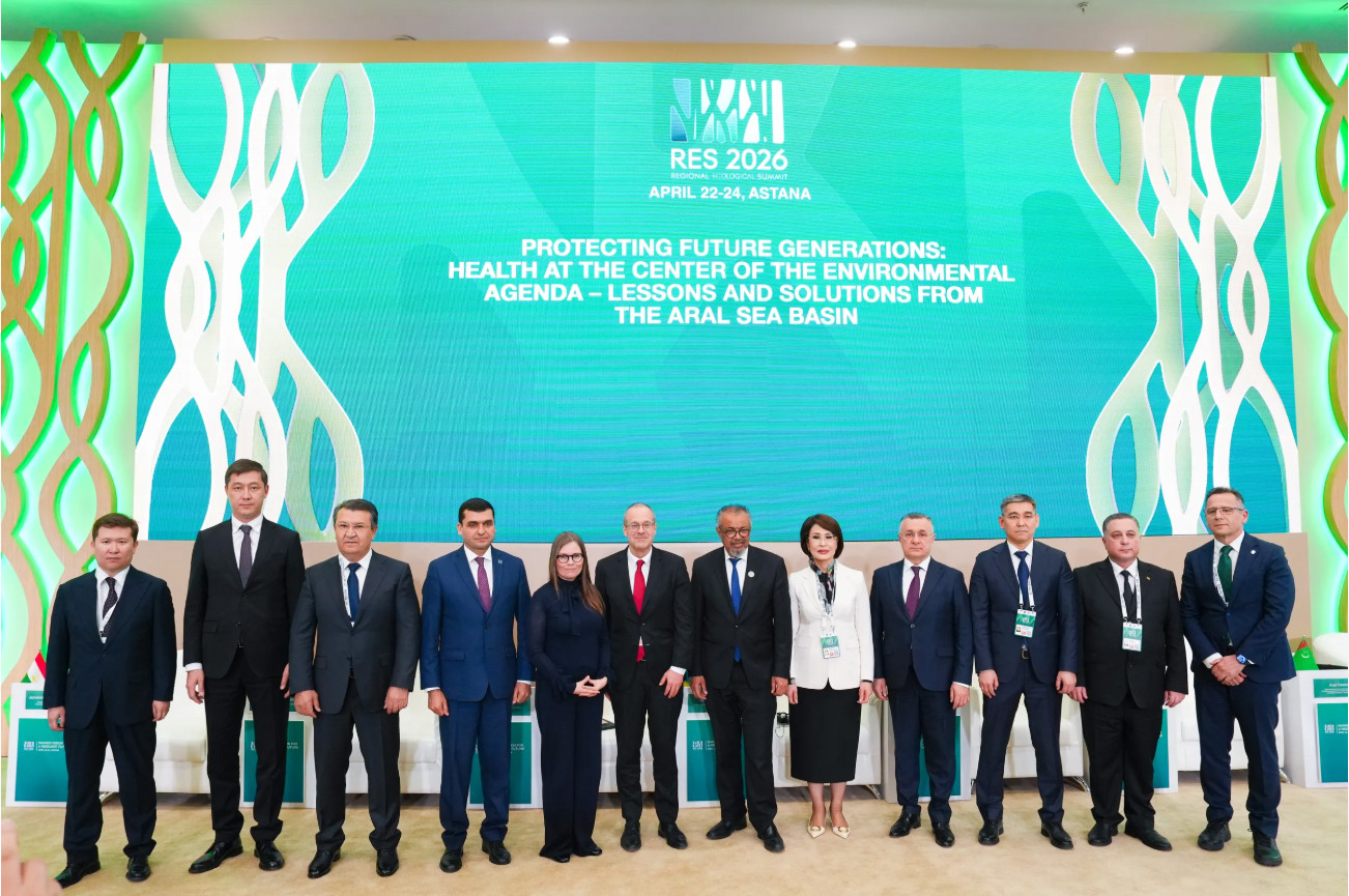 Səhiyyə naziri Astanada Regional Ekoloji Sammit çərçivəsində keçirilən sessiyada çıxış edib