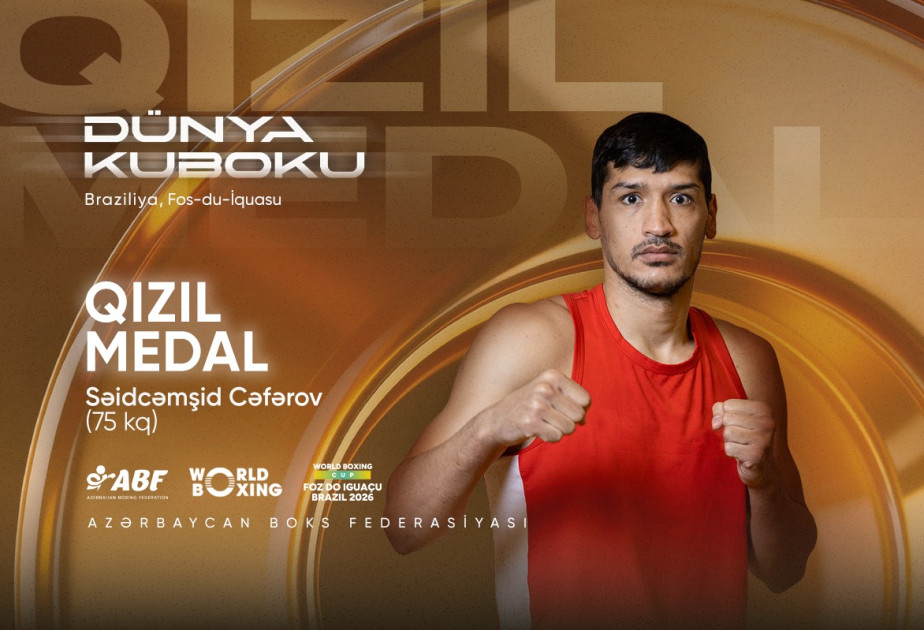 Bokusçumuz Dünya Kubokunda qızıl medal qazandı