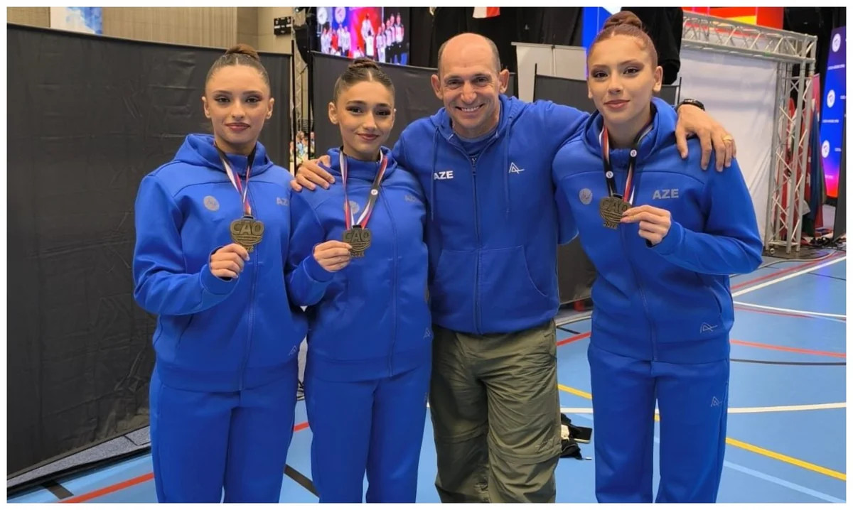 Azərbaycanın aerobika gimnastları qızıl medal qazanıblar
