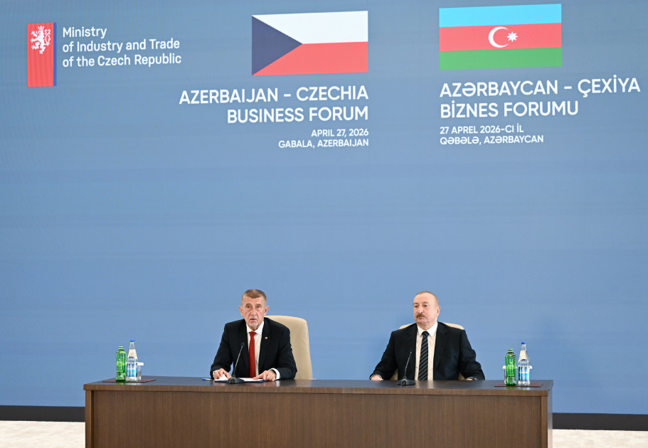 Babiş: Azərbaycan Çex Respublikası üçün strateji tərəfdaşdır