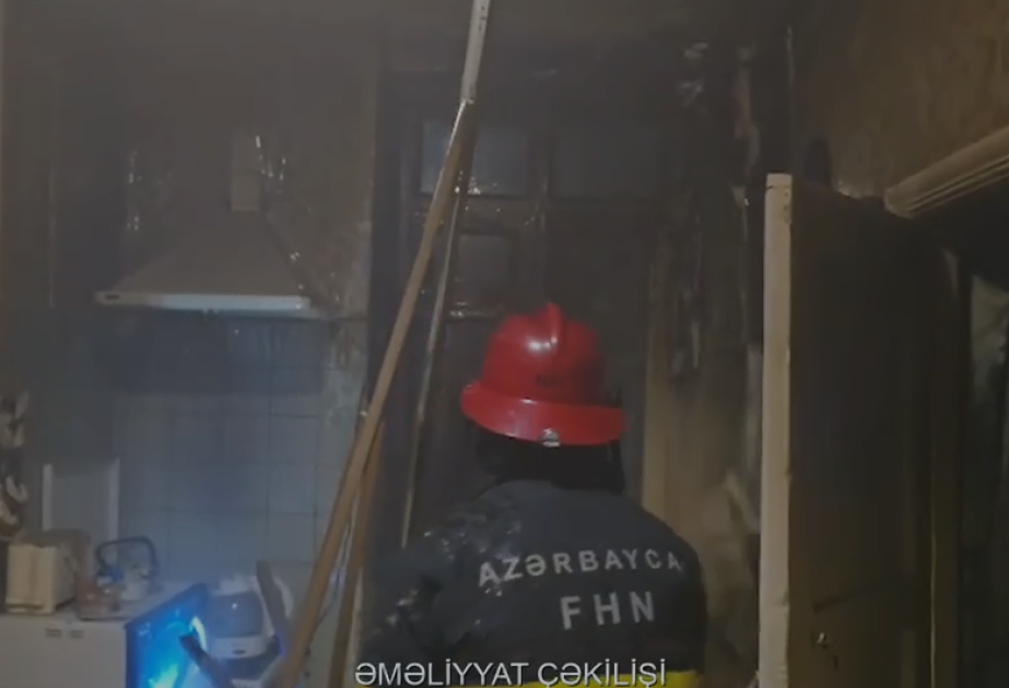 Nəsimi rayonunda  yanğın baş verib, bir nəfər ölüb