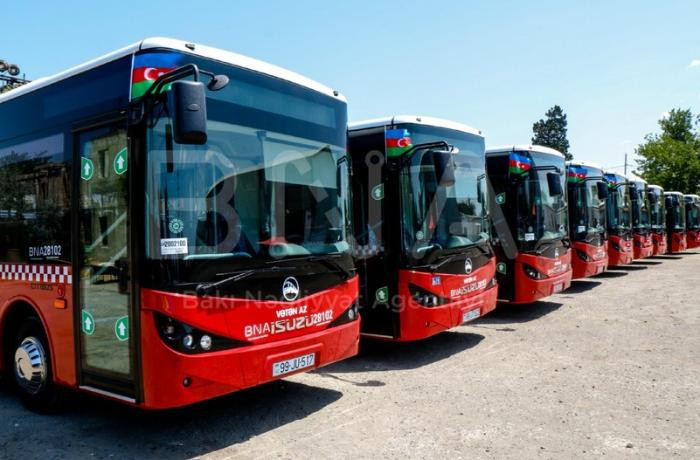 Bakıda daha bir müntəzəm marşrutun avtobusları yenilənir