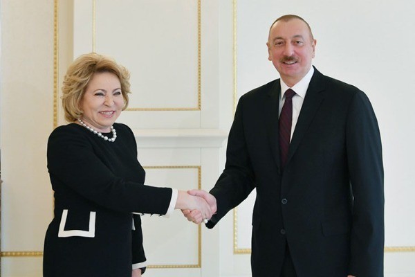 Matviyenko Prezident İlham Əliyevi təbrik edib - MƏTN