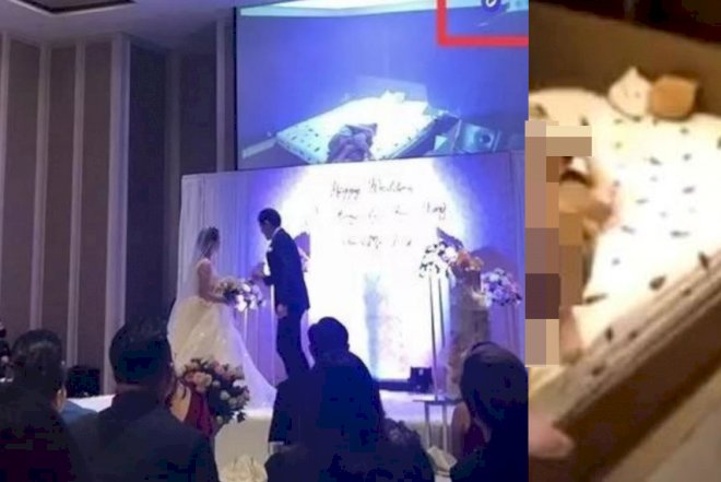 Bəy toyda gəlinin xəyanətini əks etdirən kadrları göstərdi - Bacısının əri ilə...