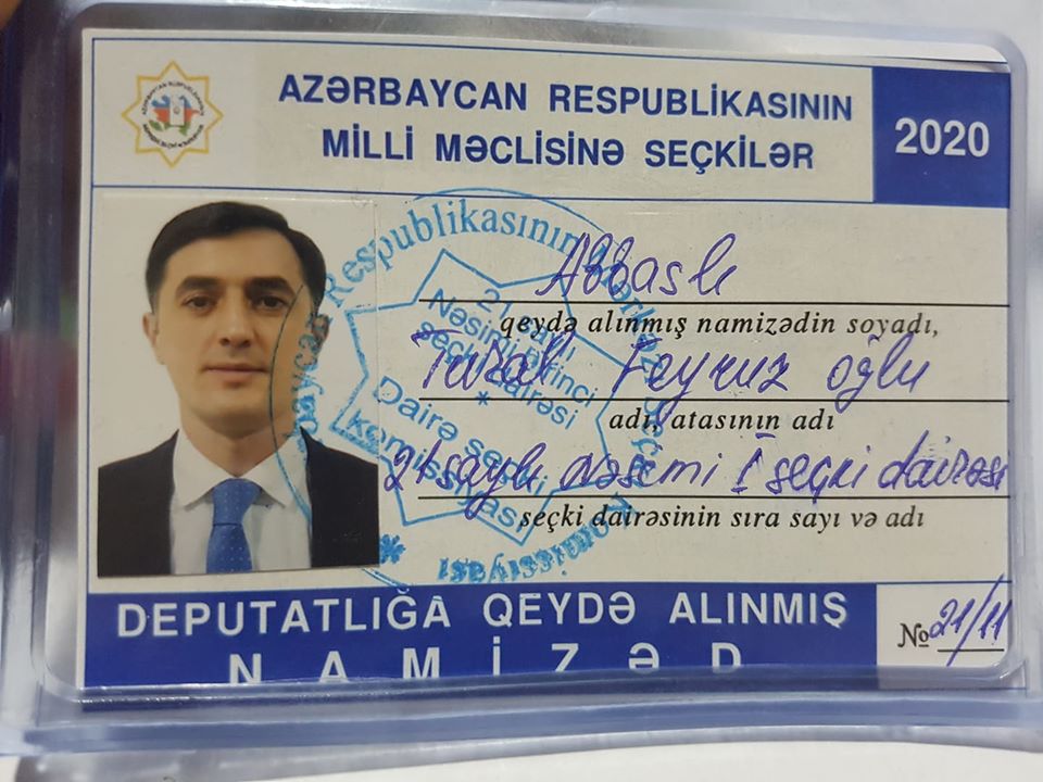 Tural Abbaslının deputatlığa namizədliyi qeydə alınıb - FOTO